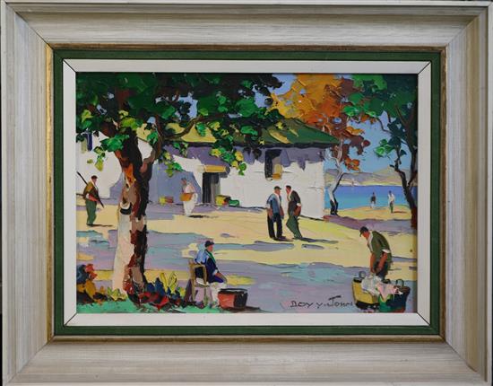 § Cecil Rochfort DOyly John (1906-1993) Cagnes Sur Mer, Near Nice 10 x 14in.